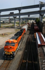 Southbound BNSF Mixed Freight Train